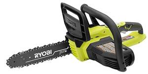 Ryobi P547 10 in. ONE 18-Volt Lithium Cordless Battery Powered Chainsaw Kit, Tested NEW