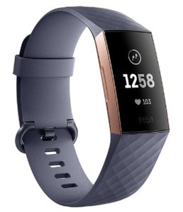 Fitbit Charge 3 BleuRose - NEW, Small and Large Bands Included.