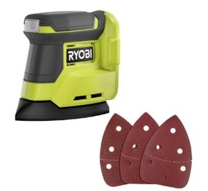 Ryobi 18V ONE CORNER CAT FINISH SANDER - Tested, Works, USED