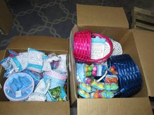 lot 121 image: Two Boxes of Easter Items