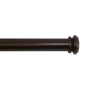 lot 17 image: Home Decorators Collection 72 in. - 144 in. Mix and Match Telescoping 1 in. Single Curtain Rod in Oil-Rubbed Bronze
