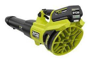 lot 2 image: RYOBI 40V HP Brushless Whisper Series 190 MPH 730 CFM Blower and Backpack Battery