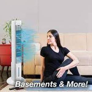 lot 41 image: ARCTIC AIR Oscillating Tower 305 CFM 4-Speed Portable Evaporative Cooler for 100 sq. ft.