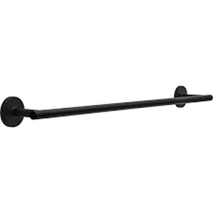 lot 82 image: Delta Lyndall 24 in. Wall Mount Towel Bar Bath Hardware Accessory in Matte Black