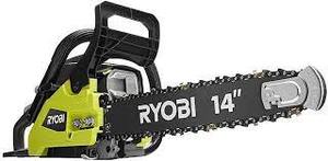 lot 91 image: RYOBI 14 in. 37cc 2-Cycle Gas Chainsaw (Used)