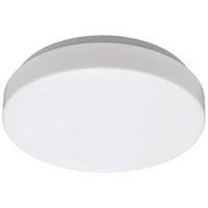 lot 51 image: Lot of THREE Commercial Electric 7 in. White Round Closet Light LED Flush Mount Ceiling Light 810 Lumens 4000K Bright White Bathroom Light Laundry Room