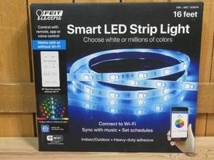 lot 60 image: Feit Electric Wi-Fi Smart 16 LED Strip Light