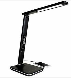 lot 74 image: OttLite LED Executive Desk Lamp with 2.1A USB Charging Port