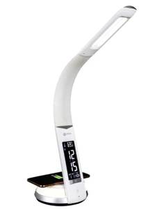 lot 75 image: Ottlite Wellness Series Wireless Charging Lamp - White