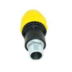 lot 102 image: HOME-FLEX 1 in. Polypropylene Underground Yellow Poly Gas Pipe Conversion Fitting