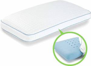 lot 109 image: PureLUX Simply Cool Gel Memory Foam Pillow, Queen