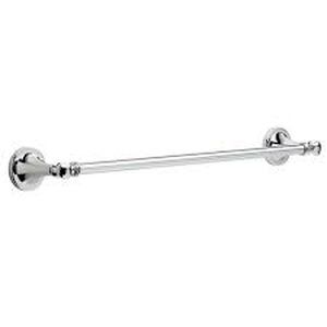 lot 165 image: Delta Silverton 18 in. Wall Mount Towel Bar Bath Hardware Accessory in Polished Chrome