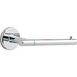 lot 195 image: Delta Lyndall Wall Mount Single Post Toilet Paper Holder Bath Hardware Accessory in Polished Chrome