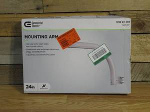 lot 99 image: Commercial Electric Steel Mounting Arm for AreaFlood Lights