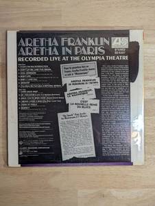 lot 98 image: Aretha Franklin - Aretha In Paris - 1968 - Grammy Sticker - Vinyl