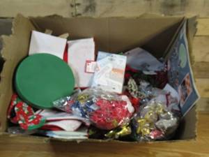 Two Boxes of Christmas Decor