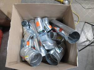 Large Box of HVAC Ducting