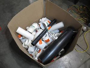 Large Box of Plumbing PVC
