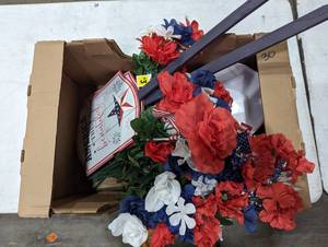 Amazing Box of USA Merch - Flowers, bowls, signs and More - NEW