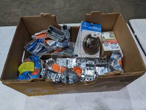 Bin of Electrical - Conduit - Boxes and More