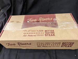 Two Rivers 9.4 lbs Beef Ribeye Roll Steak Packed and Frozen 8242023