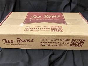 Two Rivers 9.3 lbs Beef Ribeye Roll Steak Packed and Frozen 9262023