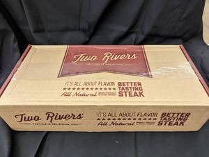 Two Rivers 9.3 lbs Beef Ribeye Roll Steak Packed and Frozen 9262023