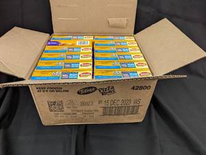 Case of 12 X 7.5oz boxes of Totinos Pizza Rolls Best By 12152023