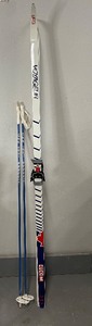 lot 17 image: CCM Voyager Cross Country Skis with poles Set 1 of 2