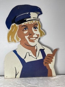 lot 32 image: Large Dutch Boy Paint Sign 47 x 35