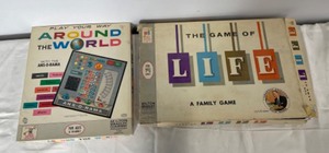 lot 67 image: 2 Vintage Milton Bradley Board Games
