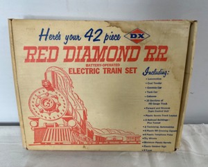 lot 69 image: DX Red Diamond RR Battery Operated Train Set