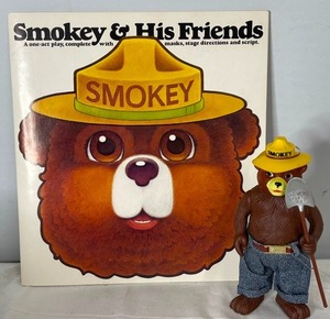 lot 91 image: Plastic Dankin Smokey & His Friends One Act Play Script and Smokey 9 Figure