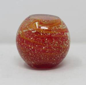 lot 19 image: Pair of studio art glass murano style paperweights