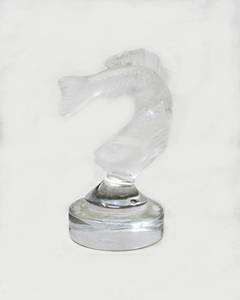 lot 20 image: Lalique France crystal Koi fish paperweight figurine