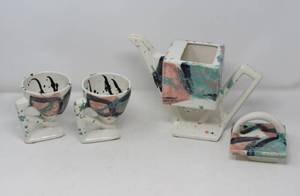 lot 84 image: Ceramic Abstract Tea set