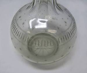 lot 88 image: Victorian greek key and star carafe