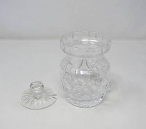 lot 105 image: Waterford crystal jam jar