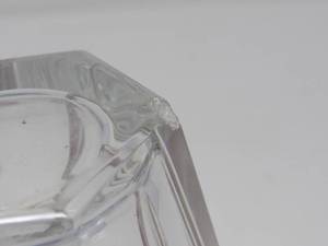 lot 106 image: Baccarat crystal vase  signed