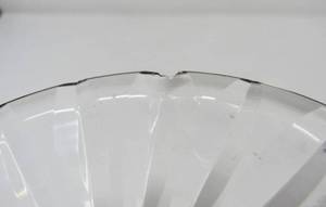 lot 125 image: Pair of crystal candlestick holders--signed