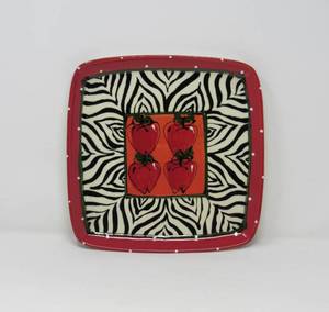 lot 146 image: Robin Stirling ceramic chip and dip serving