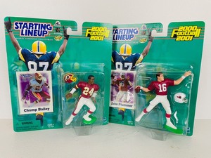 lot 5 image: Starting Lineup - 2000-2001 Champ Bailey  Jake Plummer Figures