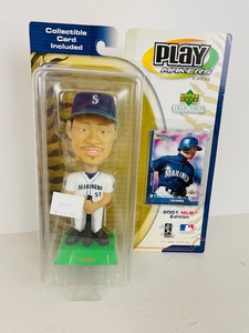 lot 25 image: Upper Deck Play Makers - Ichiro Suzuki Bobblehead