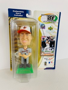 lot 27 image: Upper Deck Play Makers - Cal Ripken Jr. Bobblehead
