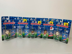 lot 34 image: Headliners - Vinny Testaverde  Isaac Bruce  Ricky Watters  Marcus Allen  Vinny Testaverde Figures