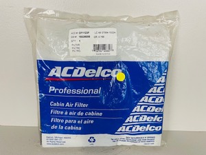 lot 72 image: AC Delco - Cabin Air Filter 2 Pack