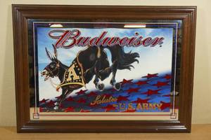 Budweiser Salutes the US Army Mirror Sign