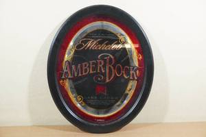 Michelob Amber Bock Bar Mirror Sign