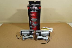 Ironton 2-Pack IndoorOutdoor Simulated Security Cameras