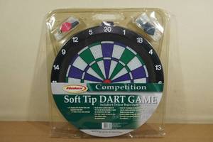 Competition Soft Tip Dart Board with 6 Darts